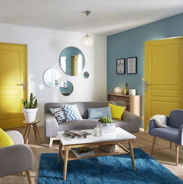 decoración en amarillo