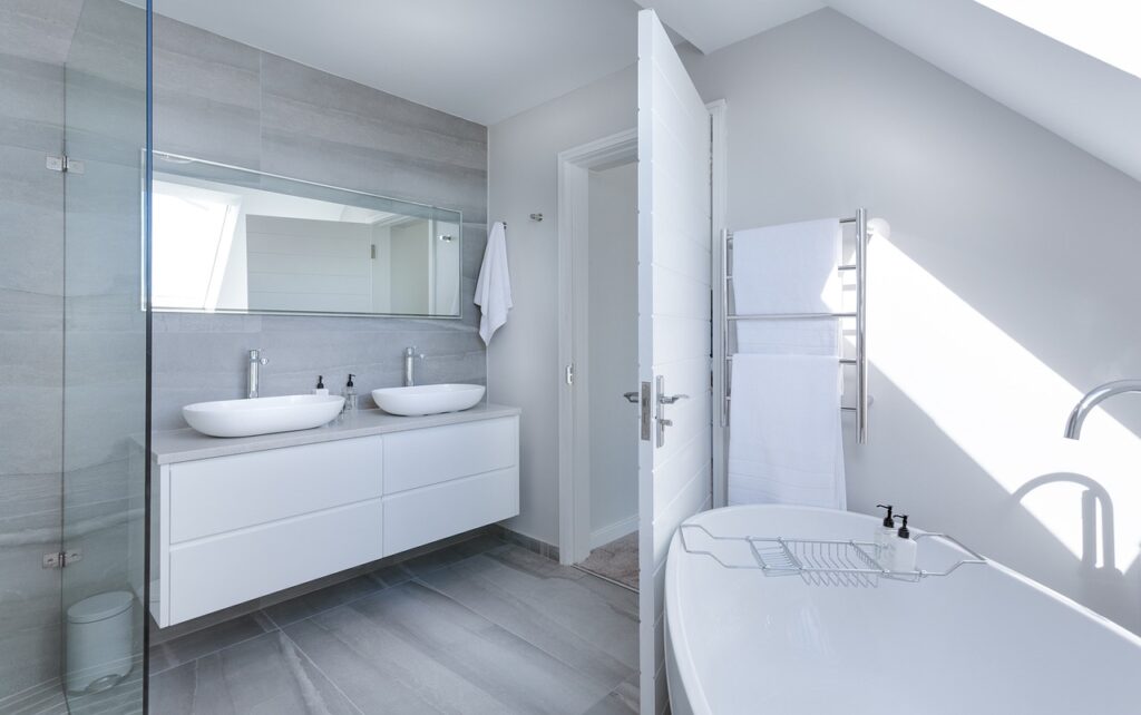 muebles debajo del lavabo