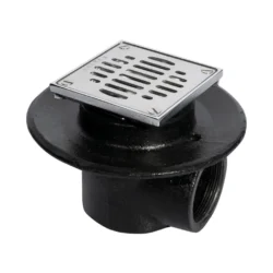 COLADERA CORTA DE REJILLA CUADRADA DE UNA BOCA LATERAL