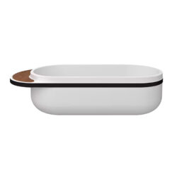 BAÑERA ARO BL EN NOGAL