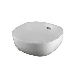 LAVABO DE APOYO CON REBOSADERO